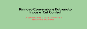 Convenzione Caf e Patronato